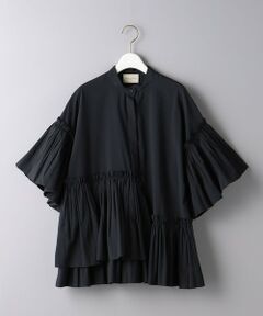 ＜UNITED ARROWS＞イレギュラーフリル ブラウス