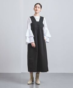短期間出品 1/14まで値下げ SACRA フェイクレザー ジャンパースカート 短期間出品 1/14まで値下げ SACRA フェイクレザー ジャンパースカート ロングワンピース 超可爱の