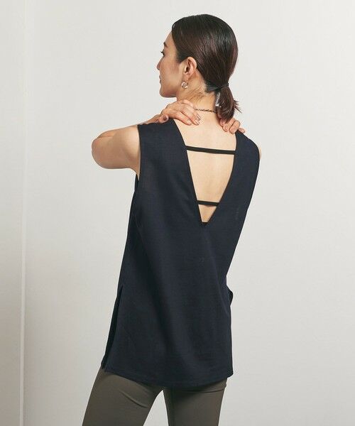 TO UNITED ARROWS＞ BACK/V N/SL/ノースリーブTシャツ （タンクトップ