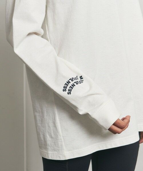 UNITED ARROWS / ユナイテッドアローズ Tシャツ | ＜QUIET TIME for TO UNITED ARROWS＞ MINDFULNESS/ロングスリーブTシャツ | 詳細6