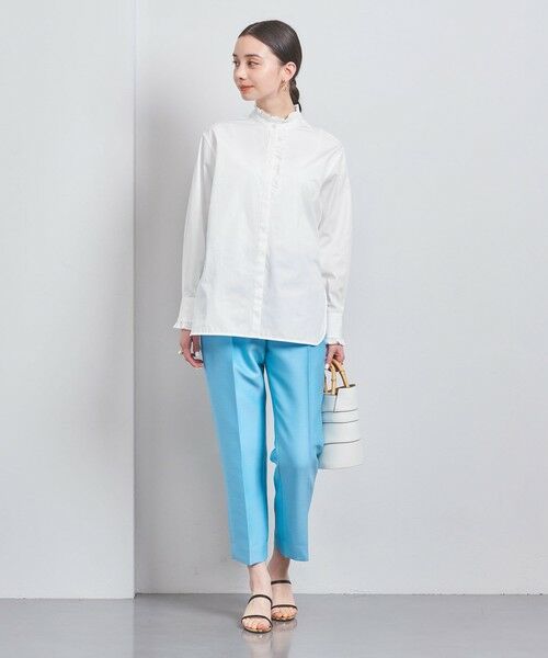 UNITED ARROWS / ユナイテッドアローズ シャツ・ブラウス | フリル スタンドカラー シャツ | 詳細3