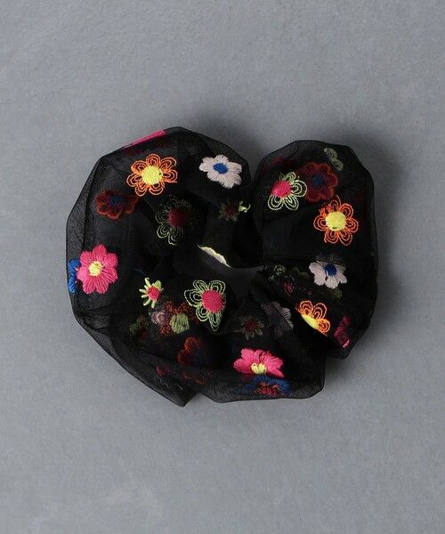 UNITED ARROWS / ユナイテッドアローズ ヘアゴム・シュシュ | フラワー EMB シュシュ RPSP | 詳細1