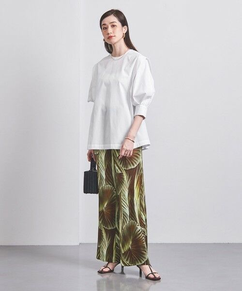 UNITED ARROWS / ユナイテッドアローズ シャツ・ブラウス | C/N/PU タックパフスリーブ ブラウス | 詳細2