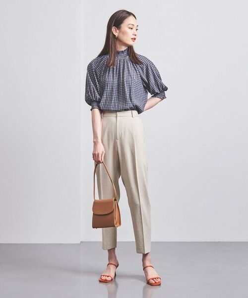 UNITED ARROWS / ユナイテッドアローズ シャツ・ブラウス | シャーリング ハイネック ショートスリーブブラウス | 詳細20