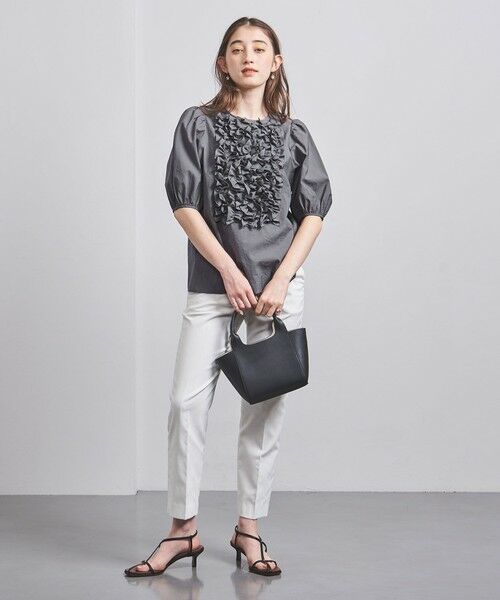 UNITED ARROWS / ユナイテッドアローズ シャツ・ブラウス | MANTECO フリル ショートスリーブ ブラウス | 詳細8