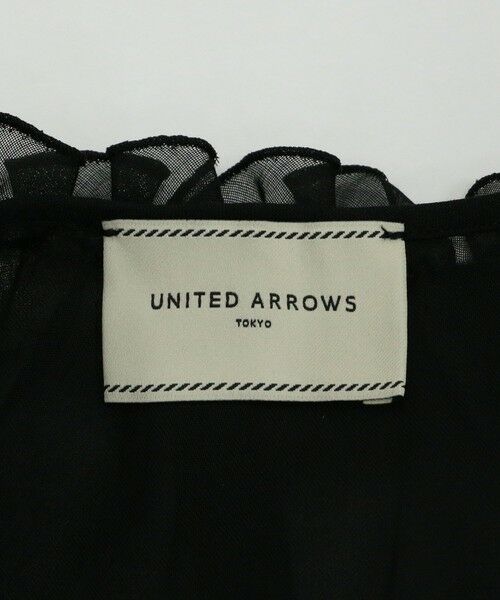 UNITED ARROWS / ユナイテッドアローズ シャツ・ブラウス | LUXURY オーガンジー フリル ブラウス | 詳細8