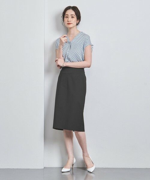 UNITED ARROWS / ユナイテッドアローズ ミニ・ひざ丈スカート | C/P/PU タイトスカート | 詳細10