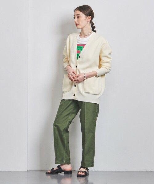 UNITED ARROWS / ユナイテッドアローズ カーディガン・ボレロ | P アゼ Vネック カーディガン | 詳細5