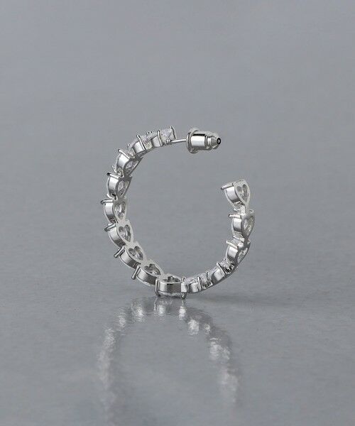 UNITED ARROWS / ユナイテッドアローズ ピアス・イヤリング | ハートビジュー フープピアス M RPSP | 詳細3