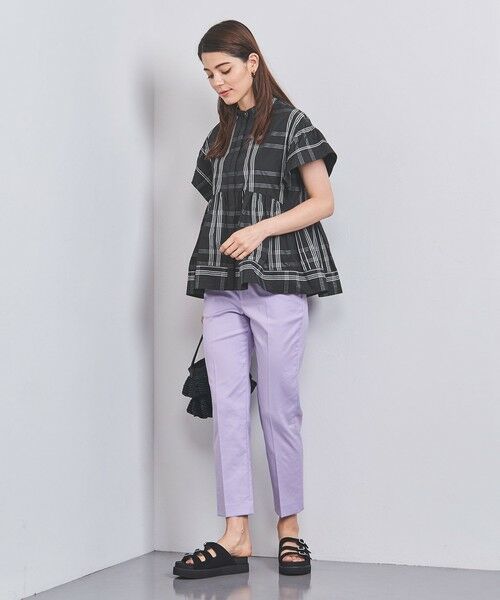 UNITED ARROWS / ユナイテッドアローズ シャツ・ブラウス | タフタ ステッチ ペプラム ブラウス | 詳細22