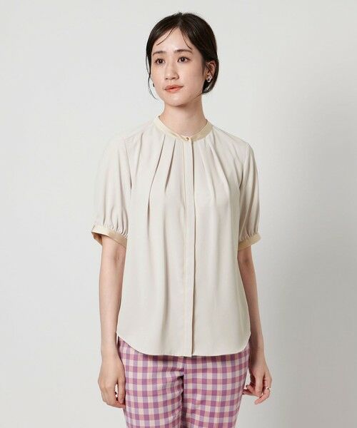 シャツ/ブラウス(長袖/七分) BEAUTY&amp;YOUTH UNITED ARROWS - wryht one-piece collar blouse Amazon.co.jp: Beauty & Youth United Arrows 81161490322 CLLOS