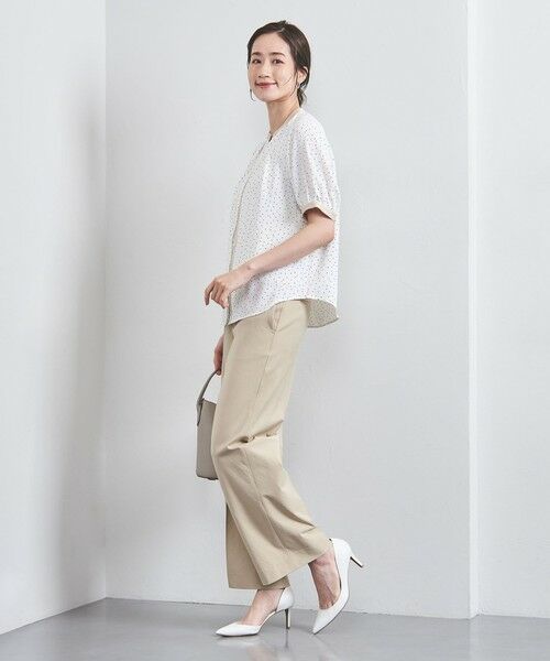 UNITED ARROWS バイカラーパイピング ショートスリーブ ブラウス UNITED ARROWS（ユナイテッドアローズ）の「バイカラー