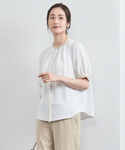 UNITED ARROWS/ユナイテッドアローズ バイカラーパイピング ショートスリーブ ブラウス その他3 FREE UNITED ARROWS/ユナイテッドアローズ バイカラーパイピング ショートスリーブ ブラウス その他3 FREE
