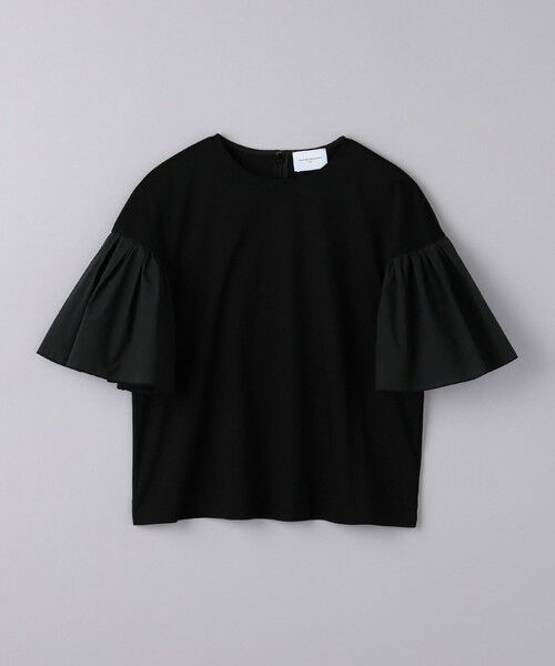 UNITED ARROWS / ユナイテッドアローズ カットソー | コンビ フリルスリーブ カットソー | 詳細12