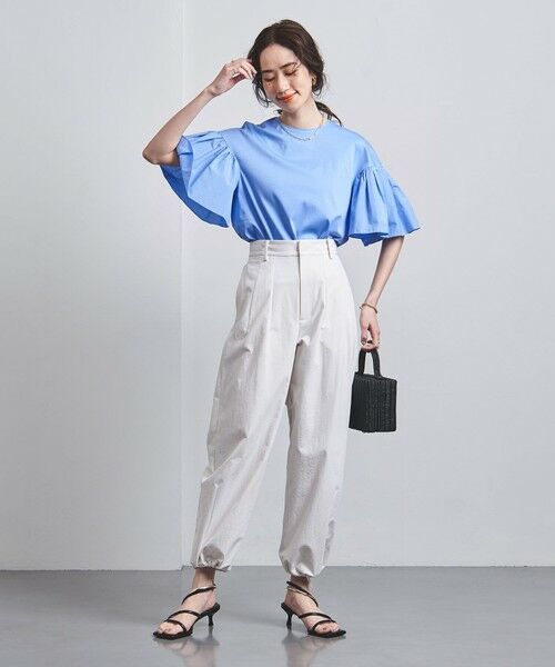 UNITED ARROWS / ユナイテッドアローズ カットソー | コンビ フリルスリーブ カットソー | 詳細17