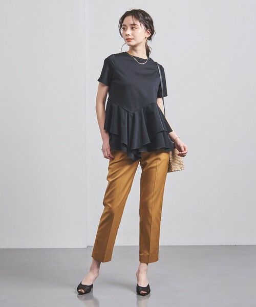 UNITED ARROWS / ユナイテッドアローズ カットソー | イレギュラーティアード コンビ Tシャツ | 詳細22