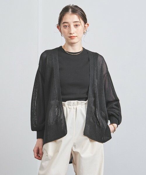 UNITED ARROWS / ユナイテッドアローズ カーディガン・ボレロ | PAPER ガウン カーディガン | 詳細8