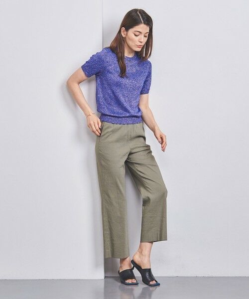 UNITED ARROWS / ユナイテッドアローズ ニット・セーター | ラメ ショートスリーブ ニット | 詳細14