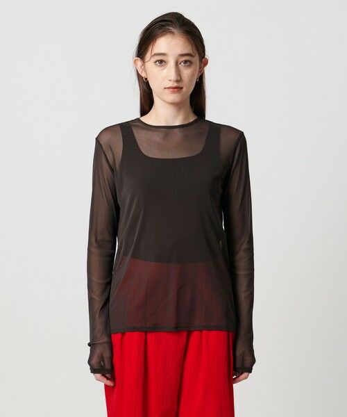 UNITED ARROWS / ユナイテッドアローズ カットソー | チュール ジャージー カットソー | 詳細12