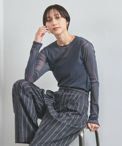 UNITED ARROWS / ユナイテッドアローズ カットソー | チュール ジャージー カットソー | 詳細15