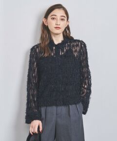 フェザー チュール シャツ