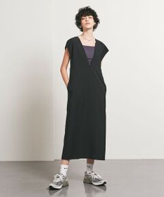 ＜TO UNITED ARROWS＞Vネック バックスリット ワンピース