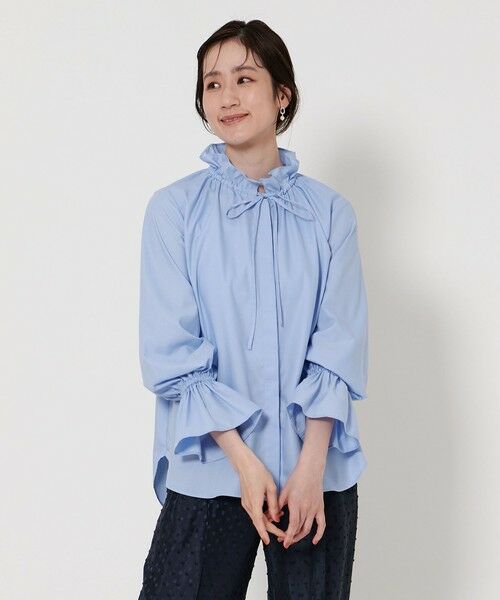 UNITED ARROWS / ユナイテッドアローズ シャツ・ブラウス | フリルカラー フレアスリーブ ブラウス | 詳細14