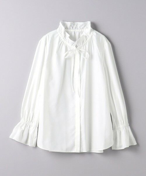 フリルカラー フレアスリーブ ブラウス （シャツ・ブラウス