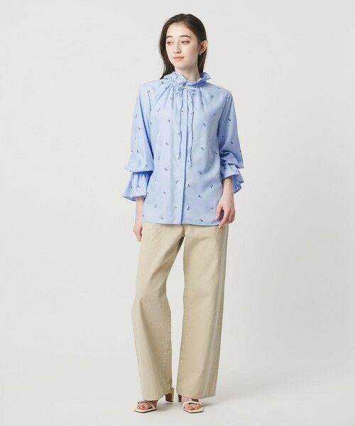UNITED ARROWS / ユナイテッドアローズ シャツ・ブラウス | フリルカラー フレアスリーブ ブラウス | 詳細2