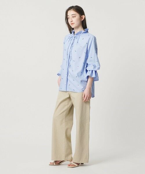UNITED ARROWS / ユナイテッドアローズ シャツ・ブラウス | フリルカラー フレアスリーブ ブラウス | 詳細3