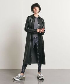 ＜TO UNITED ARROWS＞フェイクレザー ワンピース