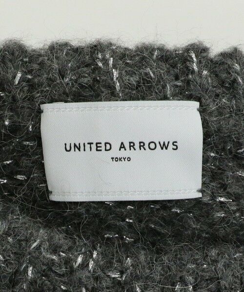 UNITED ARROWS / ユナイテッドアローズ ニット・セーター | ラメ ワイドスリーブ ショート ニット | 詳細18