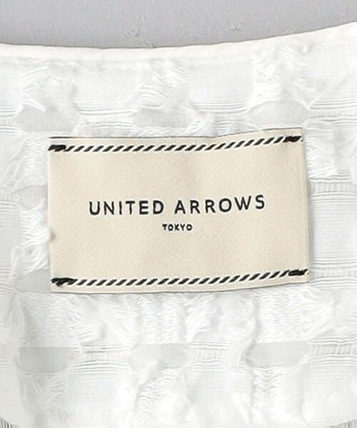 UNITED ARROWS / ユナイテッドアローズ ノーカラージャケット | カットジャカード ドルマンスリーブ ジャケット | 詳細14