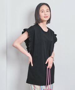 ＜dahl’ia＞フリルスリーブ Tシャツ