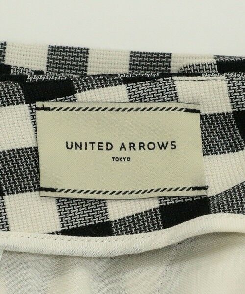 UNITED ARROWS / ユナイテッドアローズ スラックス・ドレスパンツ | シャイニー ギンガムチェック スリムパンツ | 詳細7