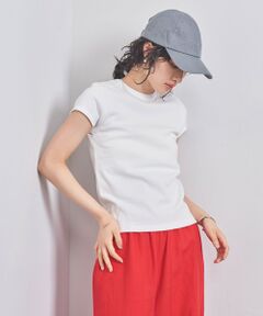 コットン フライス フレンチスリーブ Tシャツ