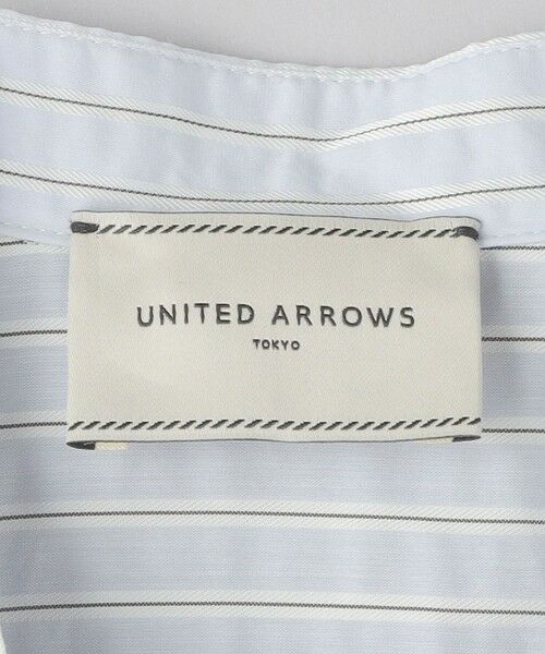 UNITED ARROWS / ユナイテッドアローズ シャツ・ブラウス | シアー フリル ストライプ シャツ | 詳細15