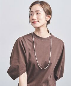 【別注】＜les bonbon＞TAUPE ロング ネックレス