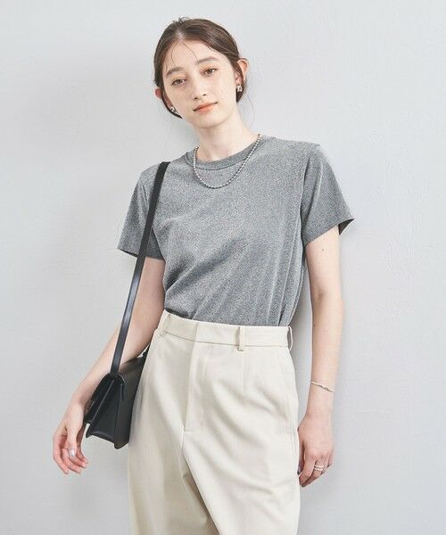 UNITED ARROWS / ユナイテッドアローズ Tシャツ | ラメ Tシャツ | 詳細20