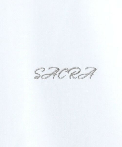 UNITED ARROWS / ユナイテッドアローズ Tシャツ | ＜SACRA＞エンブロイダリー ロゴ Tシャツ | 詳細3