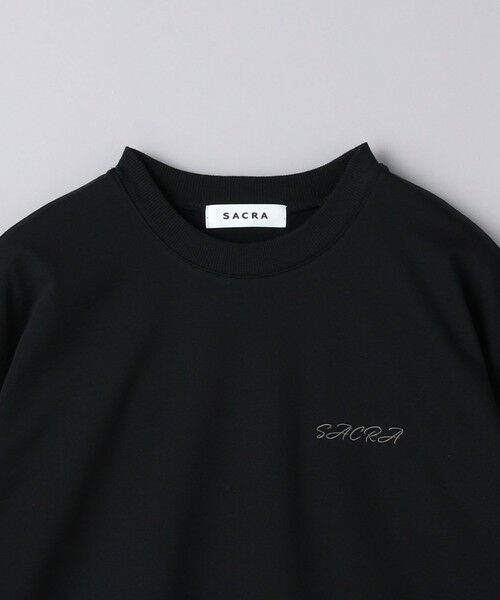 UNITED ARROWS / ユナイテッドアローズ Tシャツ | ＜SACRA＞エンブロイダリー ロゴ Tシャツ | 詳細7