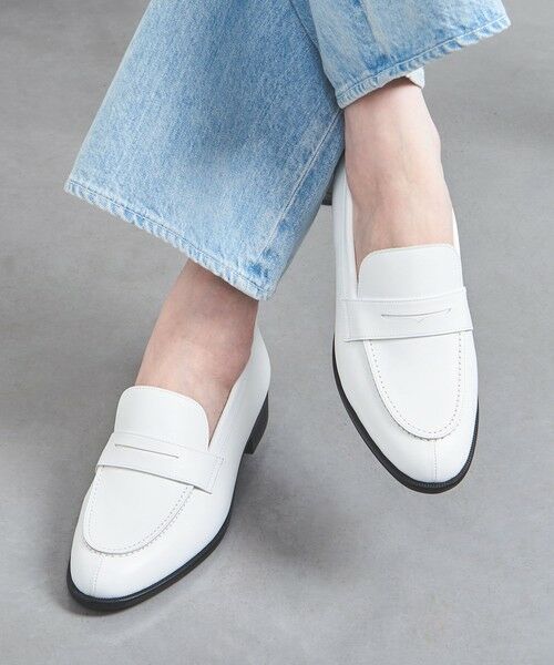 UNITED ARROWS / ユナイテッドアローズ ビジネス・ドレスシューズ | レザー コインローファー | 詳細1