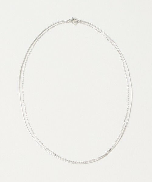 UNITED ARROWS / ユナイテッドアローズ ネックレス・ペンダント・チョーカー | ＜MARIHA＞Silent Rain 2連 チェーンネックレス（SILVER）