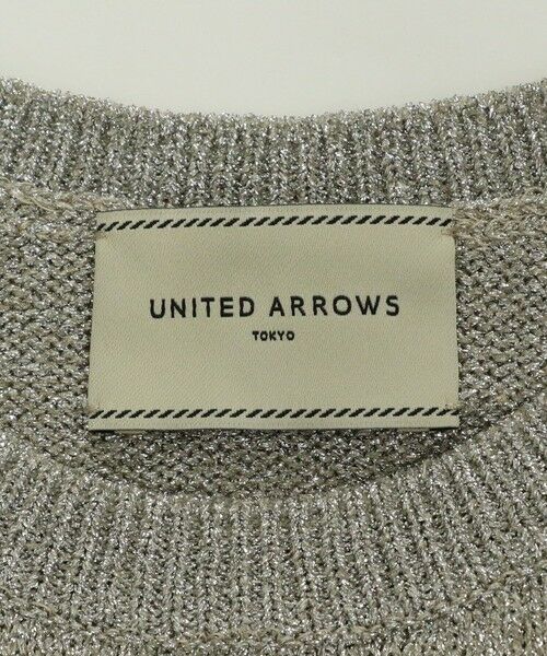 UNITED ARROWS / ユナイテッドアローズ ニット・セーター | ラメ クルーネック ニット | 詳細5