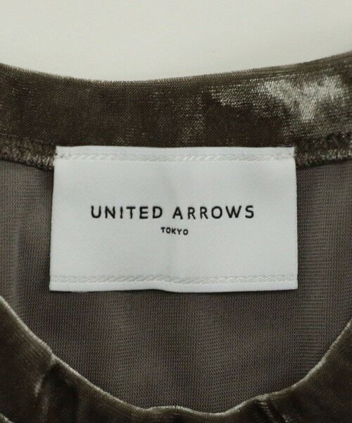 UNITED ARROWS / ユナイテッドアローズ カットソー | クラッシュ ベロア Tシャツ | 詳細20