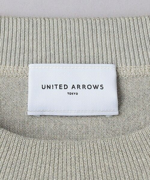 UNITED ARROWS / ユナイテッドアローズ ニット・セーター | ラメ ノースリーブ スウェット ニット | 詳細13