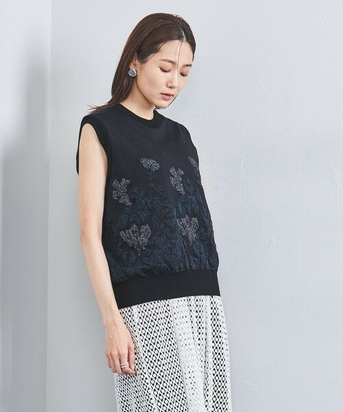 UNITED ARROWS / ユナイテッドアローズ ベスト | 【別注】＜WRAPINKNOT＞ラメ ニットベスト -united LOVE project 2024 | 詳細13