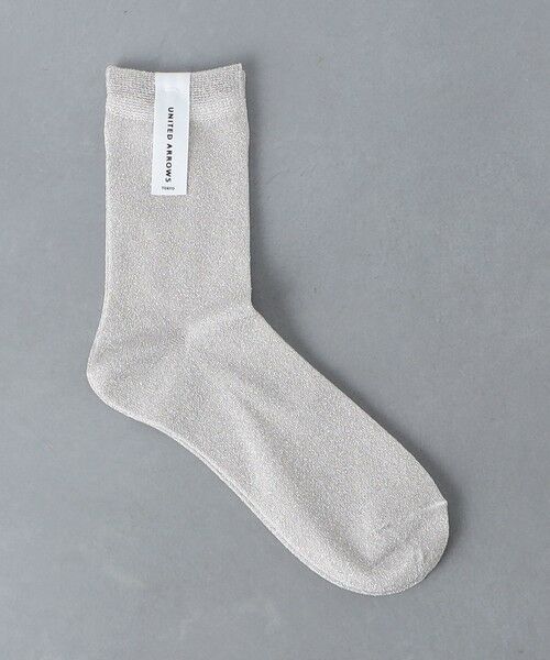 UNITED ARROWS/ユナイテッドアローズ グリッター ソックス LT. GRAY FREE(23-25cm) UNITED ARROWS/ユナイテッドアローズ グリッター ソックス LT. GRAY FREE(23-25cm)
