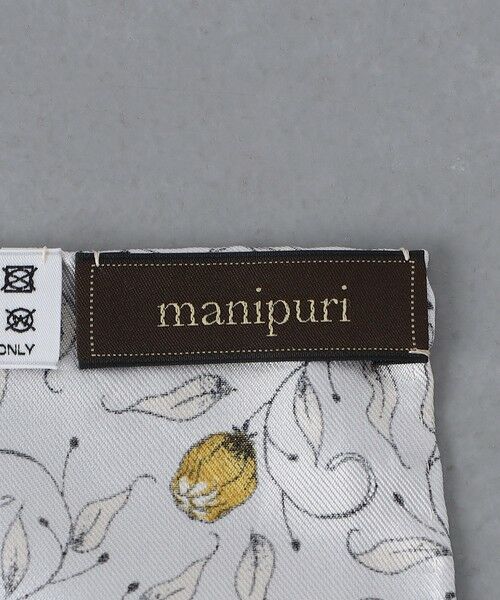 UNITED ARROWS / ユナイテッドアローズ マフラー・ショール・スヌード・ストール | 【一部別注】＜manipuri＞SILK 88*88 スカーフ 24FW | 詳細8