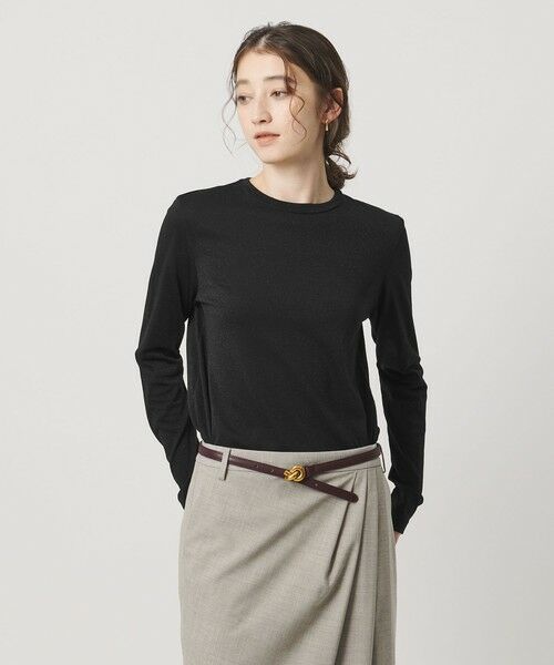 UNITED ARROWS / ユナイテッドアローズ カットソー | ラメ ロングスリーブ カットソー | 詳細17